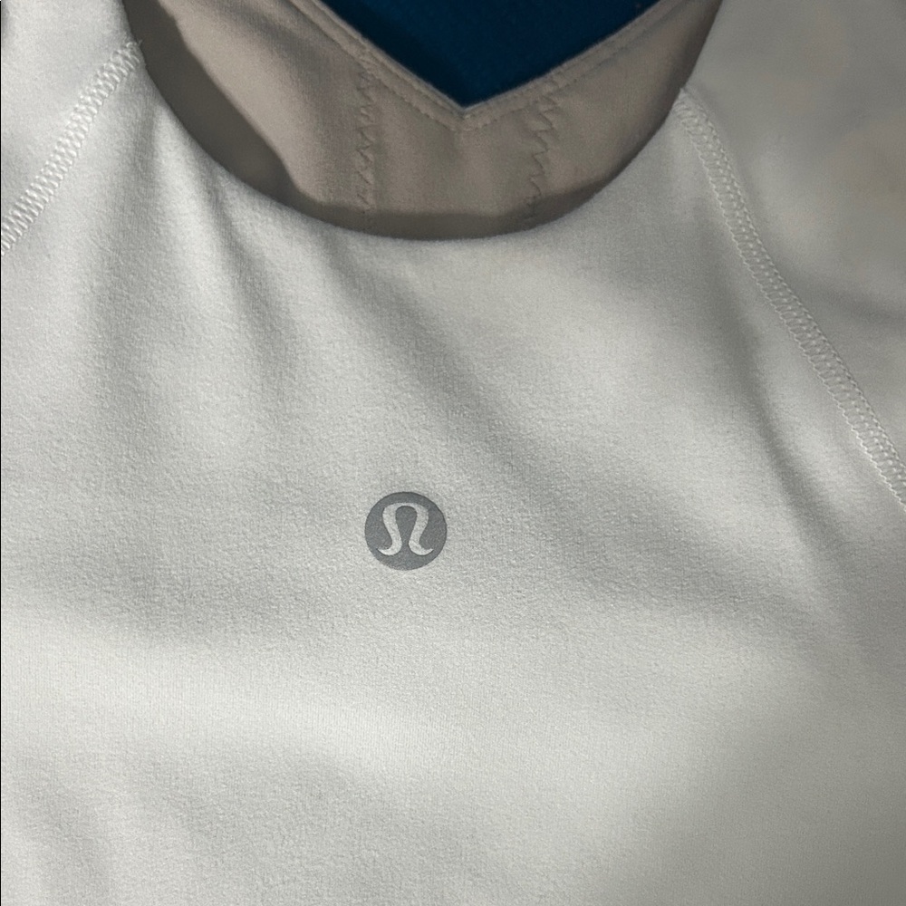 Lululemon White and Gray Top